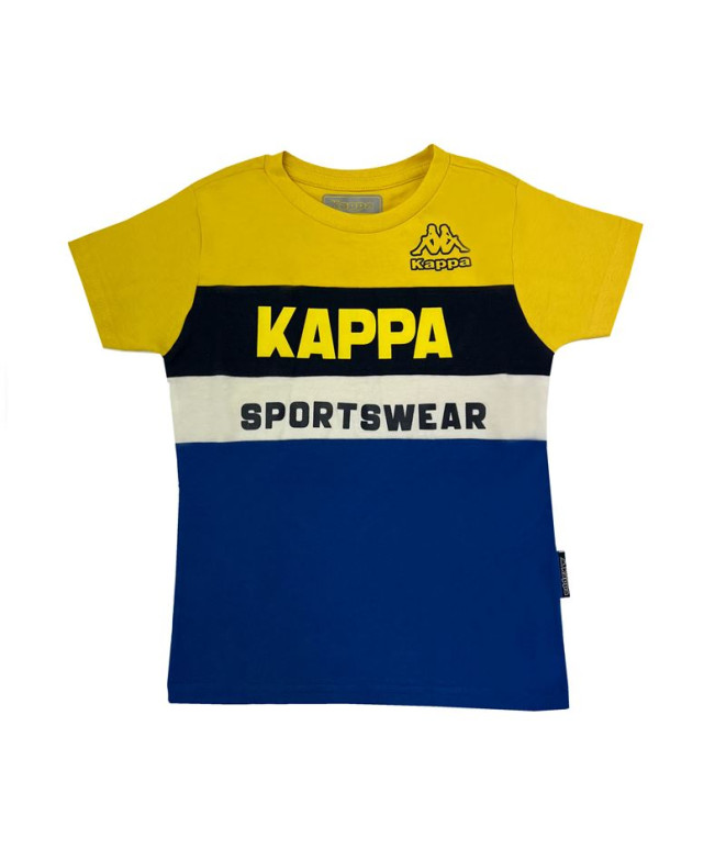 T-shirt Kappa 8056M00058 Jaune Enfant