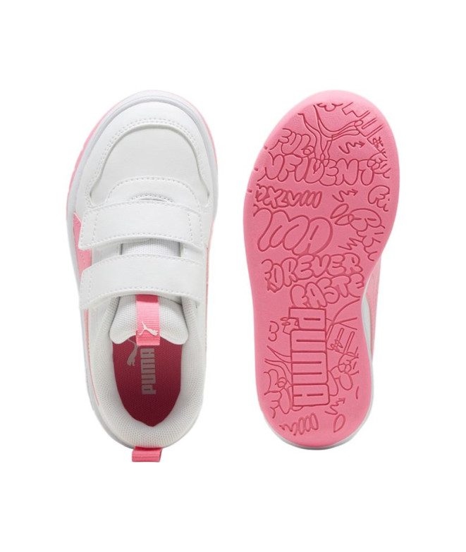 Chaussures Puma Multiflex Mesh White Enfant
