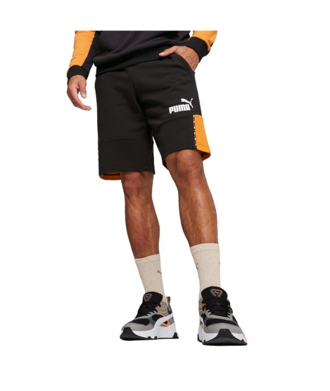 Calça Calções Puma Essentials Block Tape Preto...