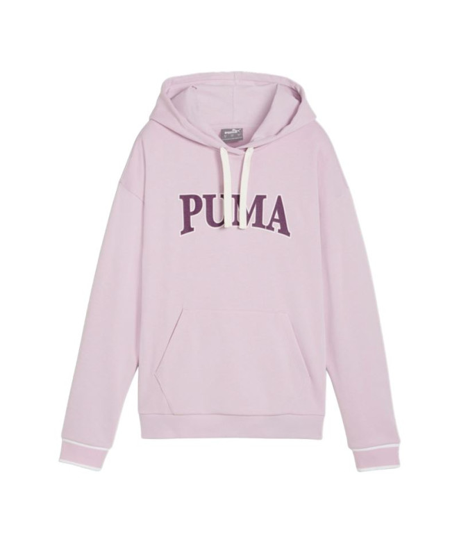 Moletom Puma Squad Roxo Mulher