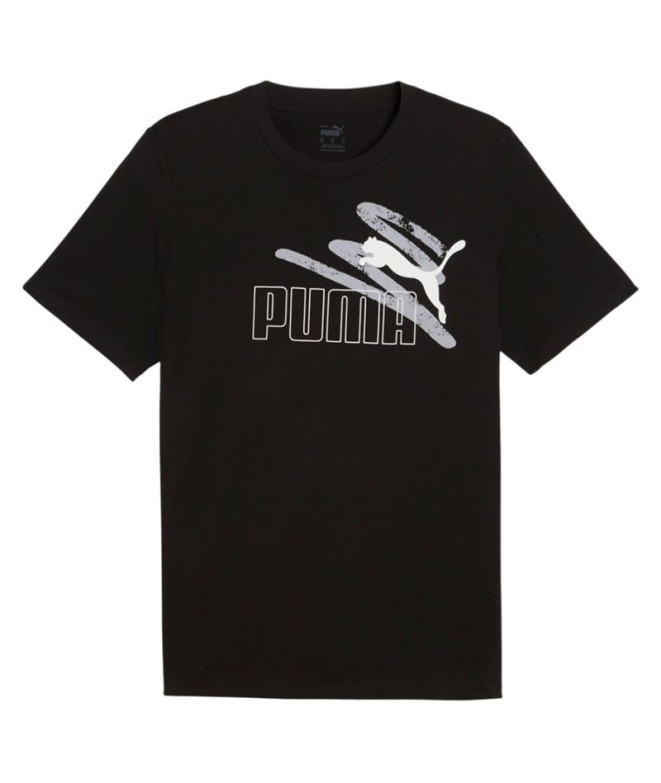 Camiseta Puma Essentials + AB Summer Negro Hombre