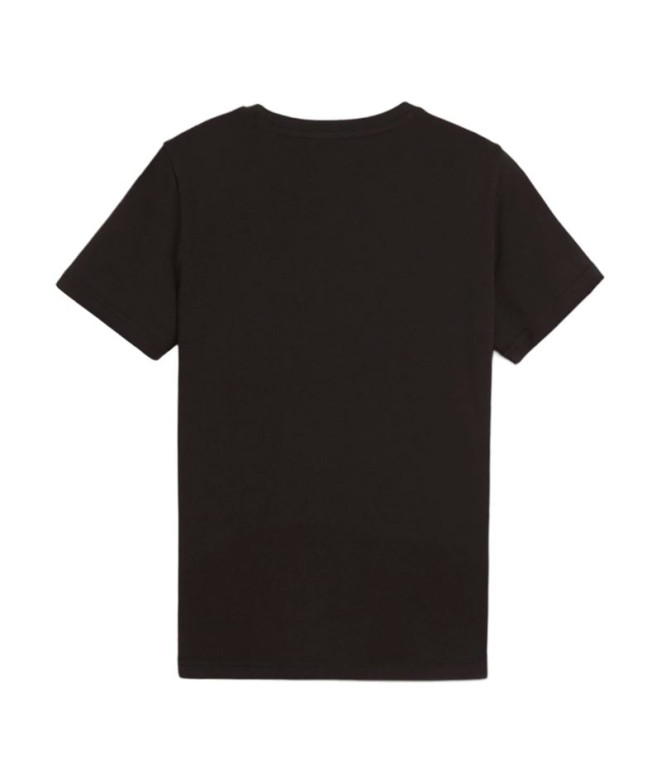 Camiseta Puma Essentials+ AB verão Preto Infantil
