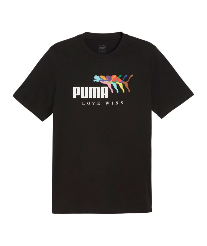Camiseta Puma Essentials+ Woven NS Negro Hombre