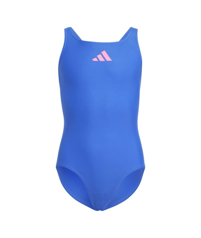 Maillot de bain by Natation adidas 3 Bars Solid Small Logo Fille Blue