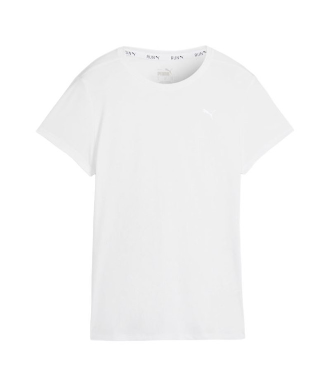 T-shirt par Running Puma RUN FAVORITES GRAPHI Blanc Femme