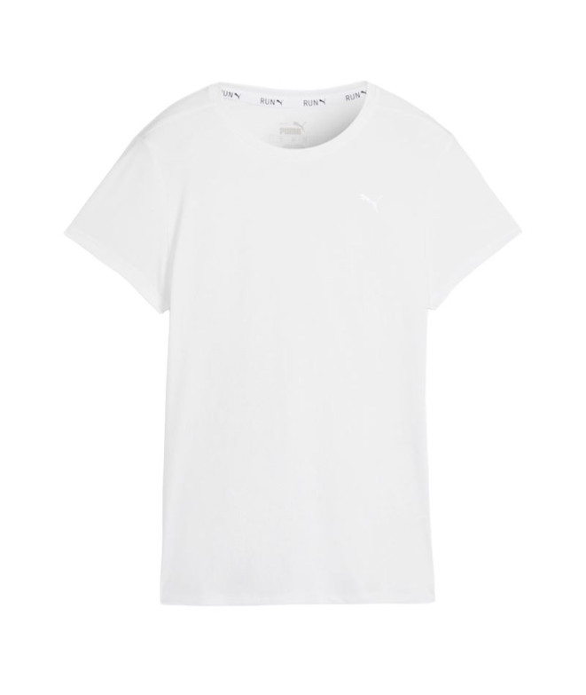 T-shirt Running by Puma RUN FAVORITES GRAPHI Blanc Femme