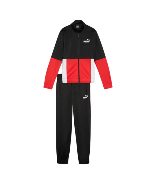 Chándal Puma Colorblock Poly uit For Negro Infantil