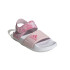 Sandálias adidas Infantil Adilette cor-de-rosa