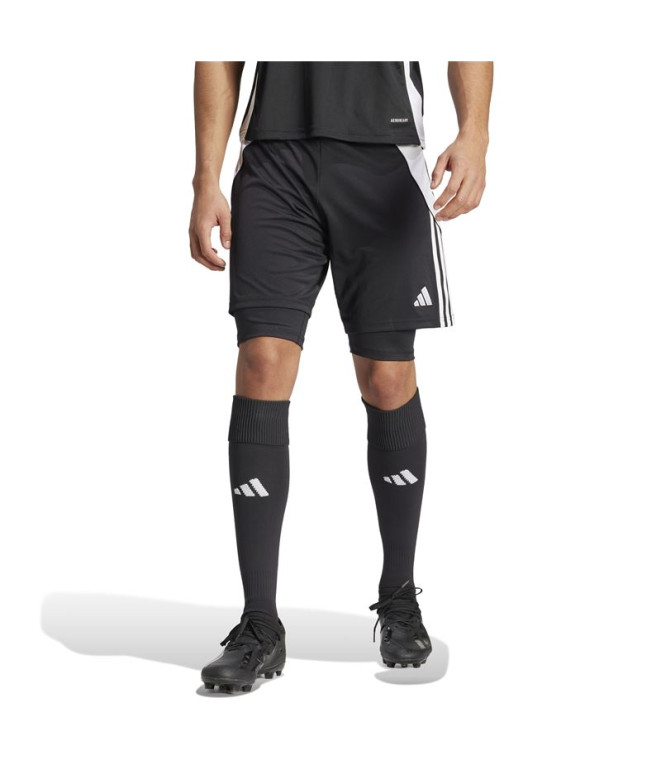 Calça de Futebol adidas Tiro24 Homem Preto