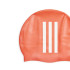 Boné de Natação adidas 3 Bandas Infantil Vermelho