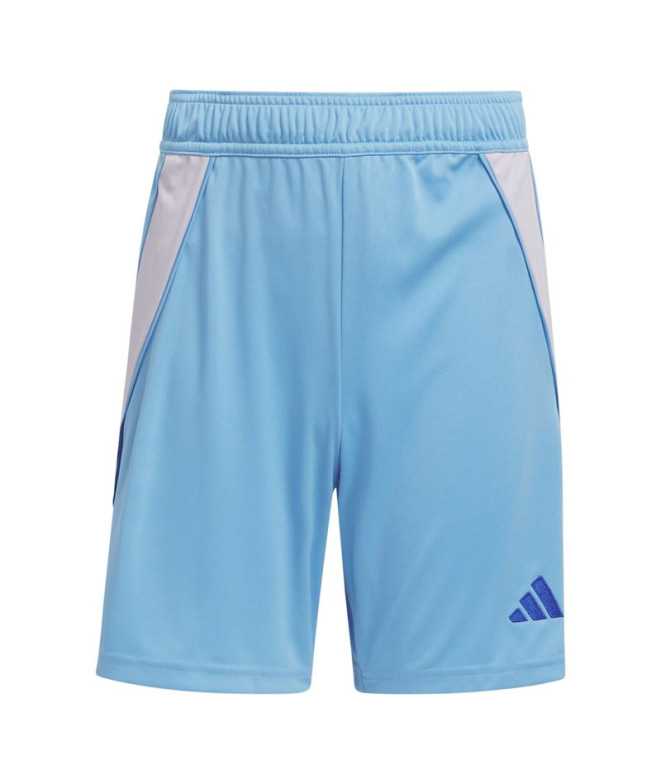 Pantalons de Football adidas Tiro24 Enfant Bleu