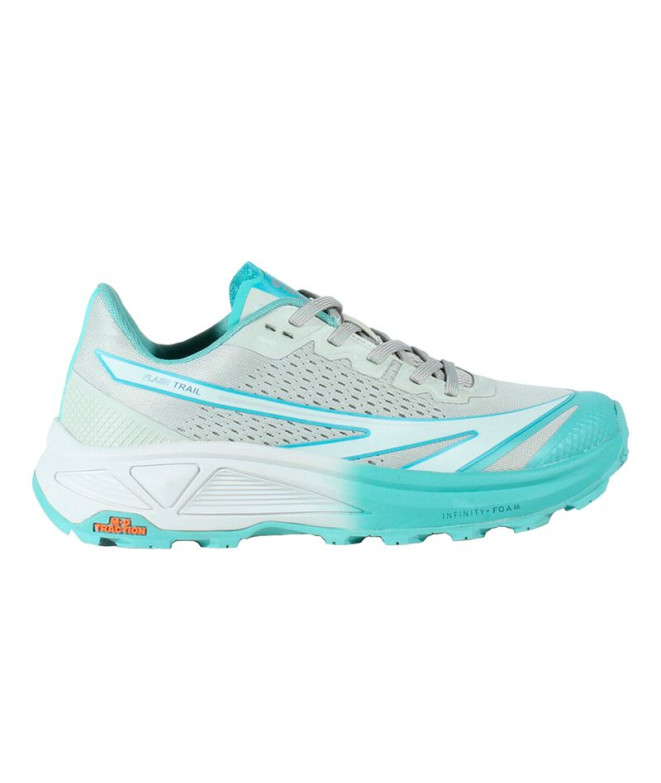 Sapatilhas de Trail Hi-Tec Flash Mulher Cinzento