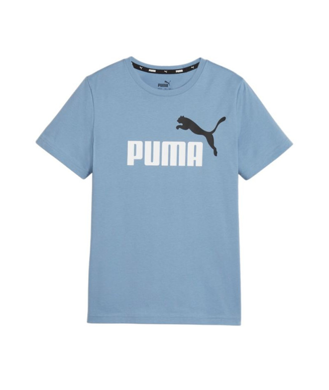 Camiseta Puma Essentials+ 2 Col Azul Infantil