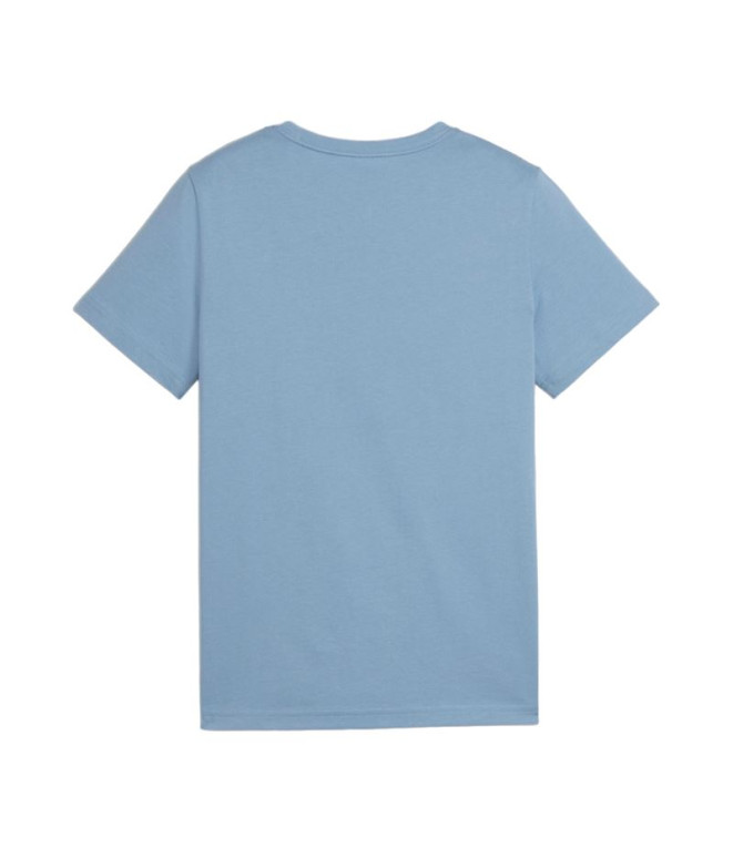 Camiseta Puma Essentials+ 2 Col Azul Infantil