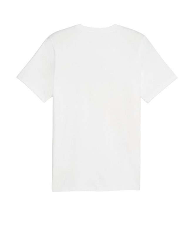 Camiseta Puma Power Graphic Blanco Hombre