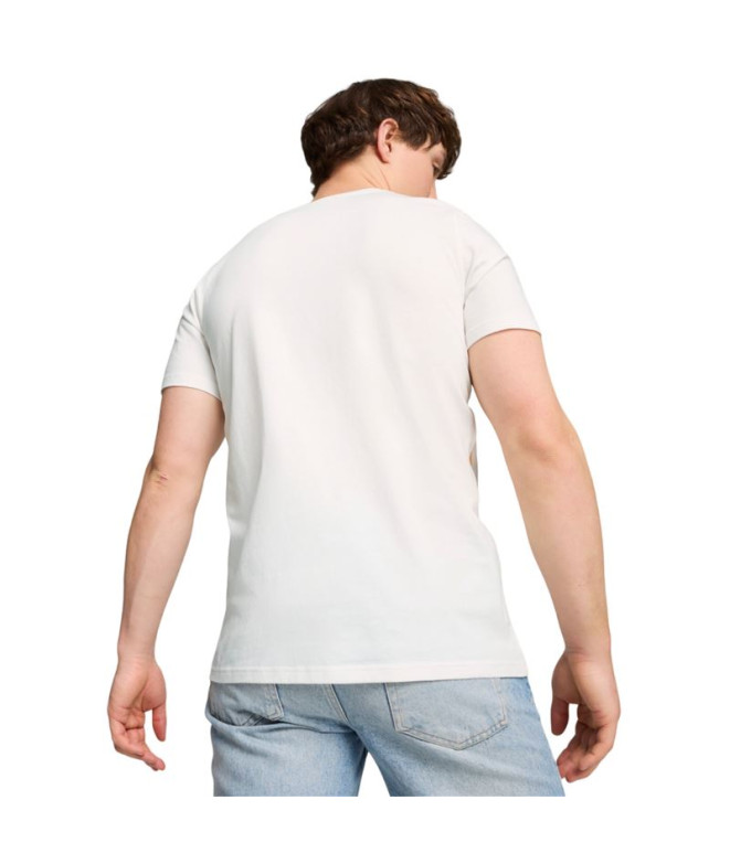 Camiseta Puma Power Graphic Blanco Hombre