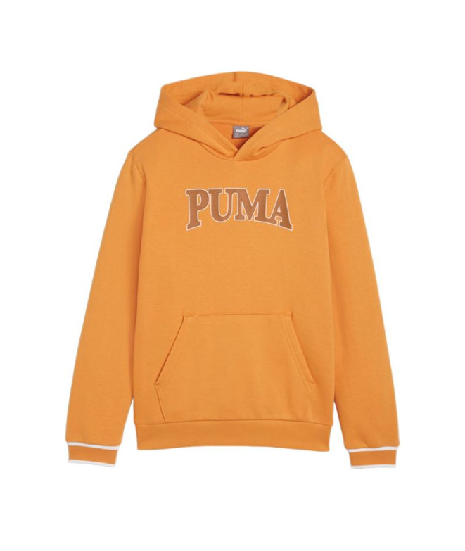 Sudadera Puma Squad Naranja Infantil