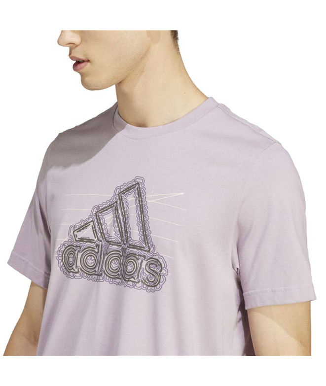 Camiseta adidas Crescimento Bos Homem Lilás