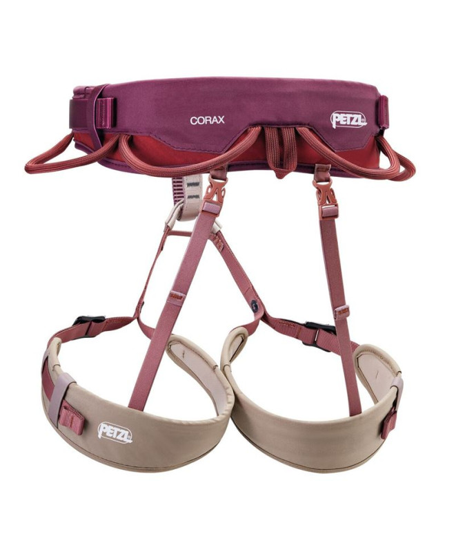 Arnês Petzl Corax Vermelho Escuro