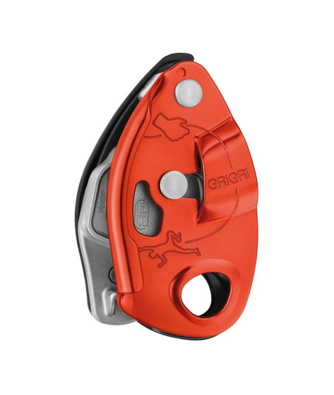 Appareil d'assurage à blocage assisté par came Petzl Grigri® Rouge/Orange