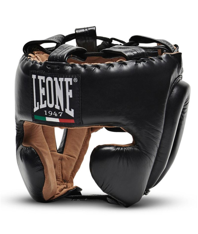 Capacete de Boxe Leone Protetor Performance Preto