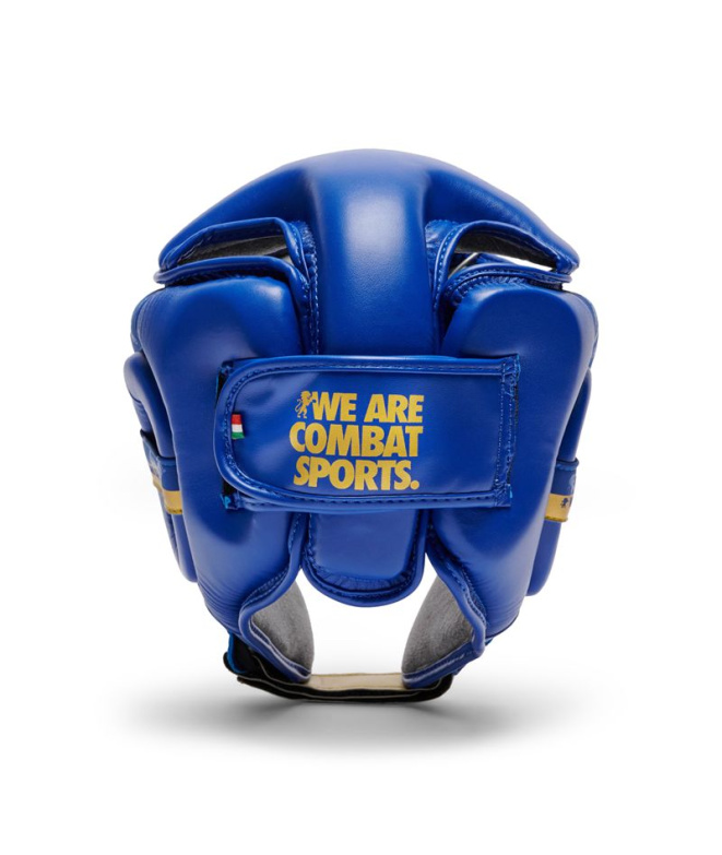 Casco de Boxeo Leone Protector Abierto Dna Azul