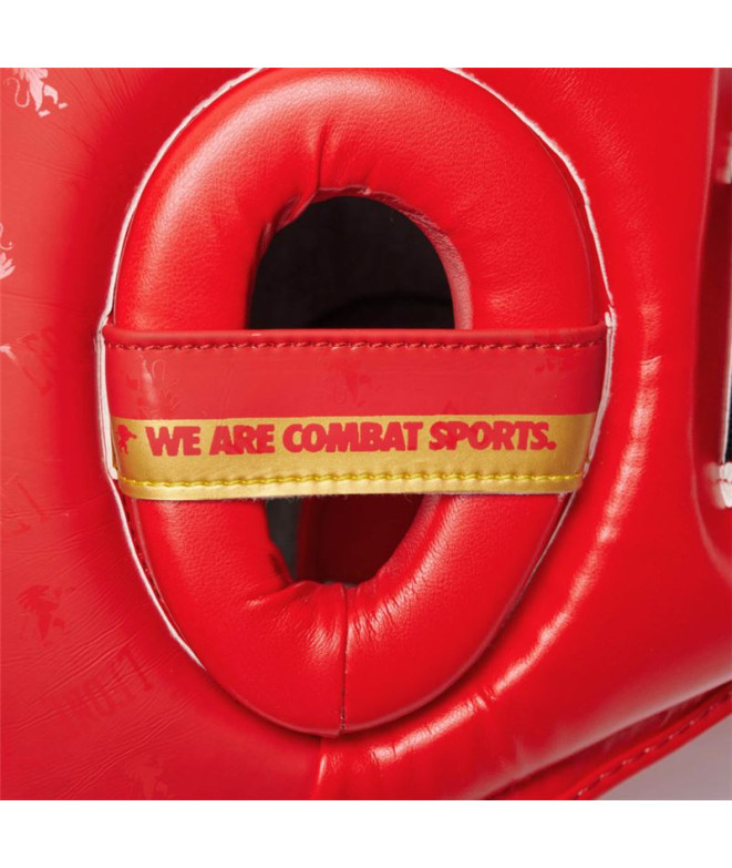 Capacete Boxe de Leone Protetor Open Dna Vermelho