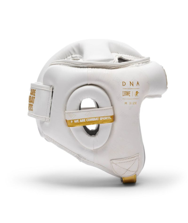 Casco de Boxeo Leone Protector Abierto Dna Blanco