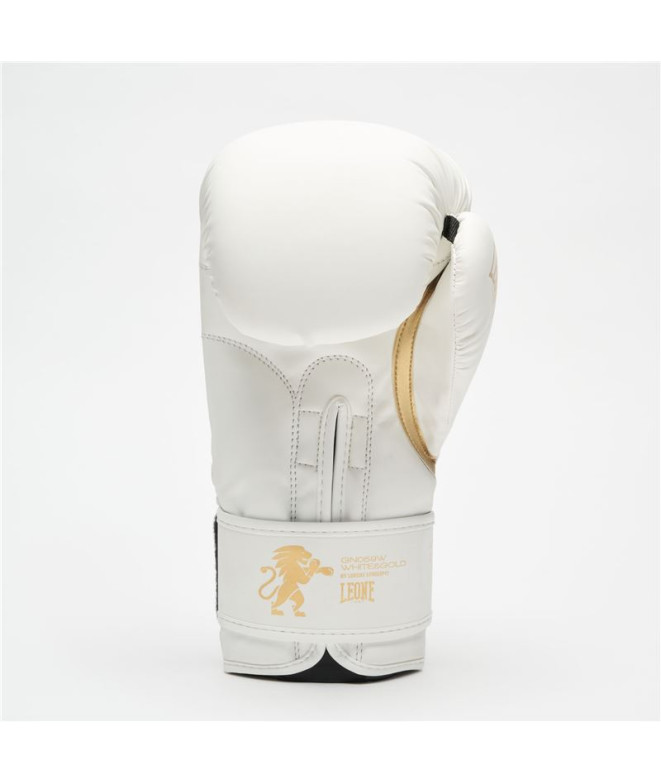 Luvas Boxe De White&Gold Branco/10Oz Leone