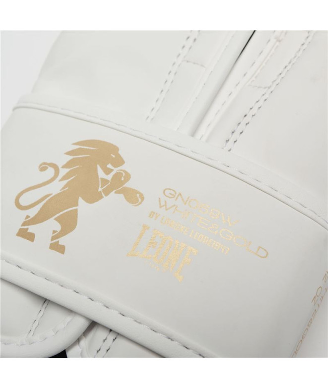 Luvas Boxe De White&Gold Branco/10Oz Leone