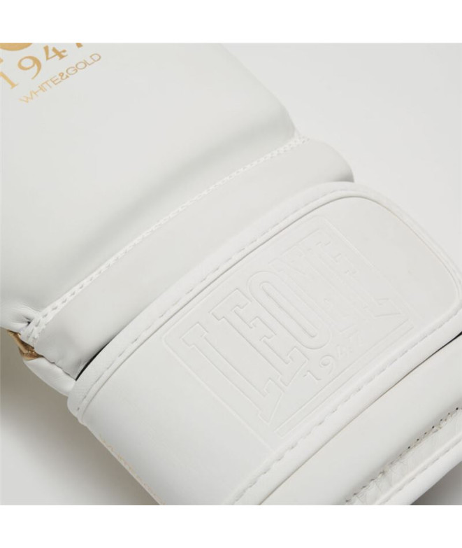 Gants Boxes De White&Gold White/10Oz Leone