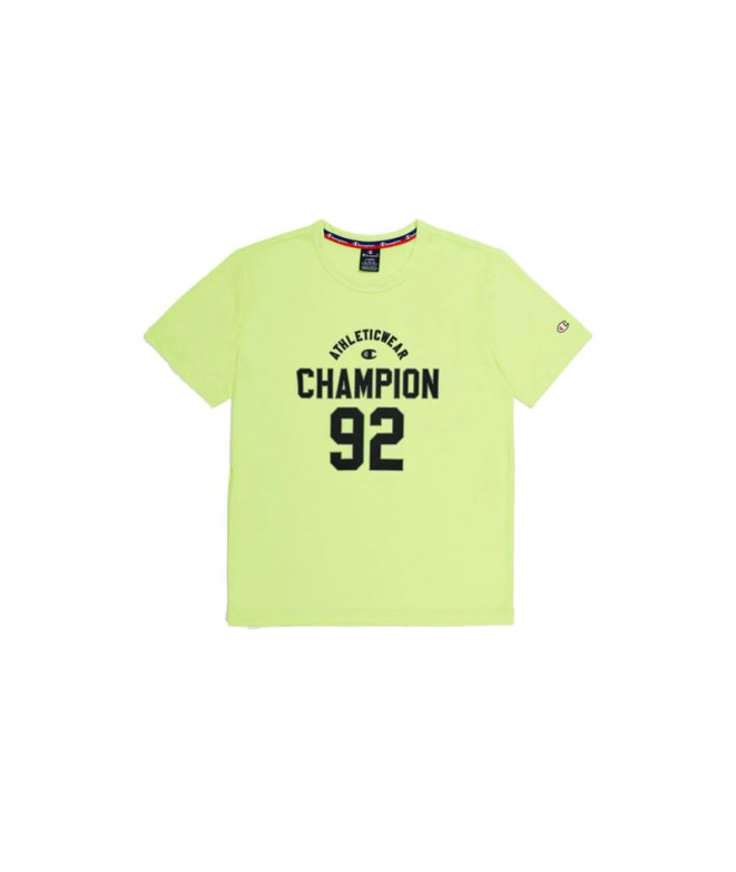Camiseta Champion Crewneck Hombre Amarillo
