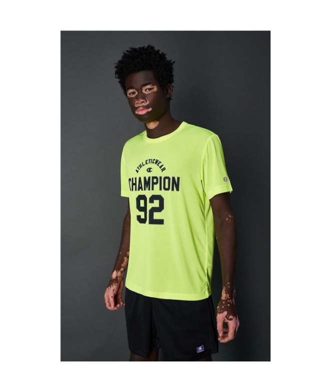 Camiseta Champion Gola redonda Homem Amarelo