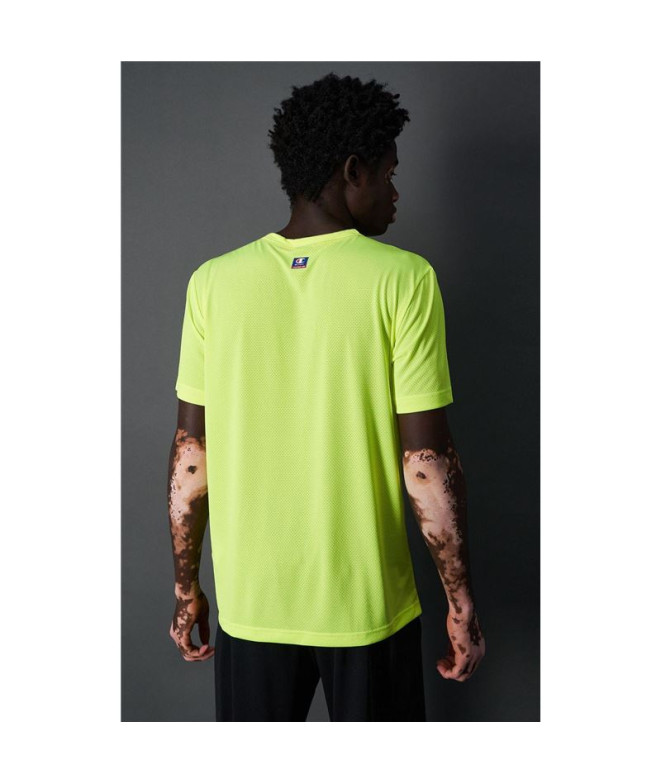 T-shirt Champion Col ras du cou Homme Jaune