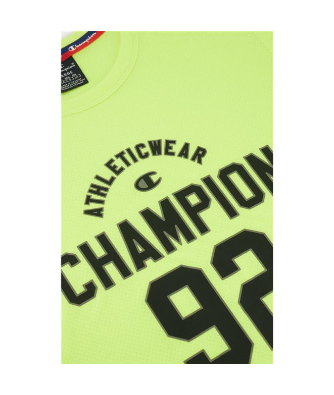 T-shirt Champion Col ras du cou Homme Jaune