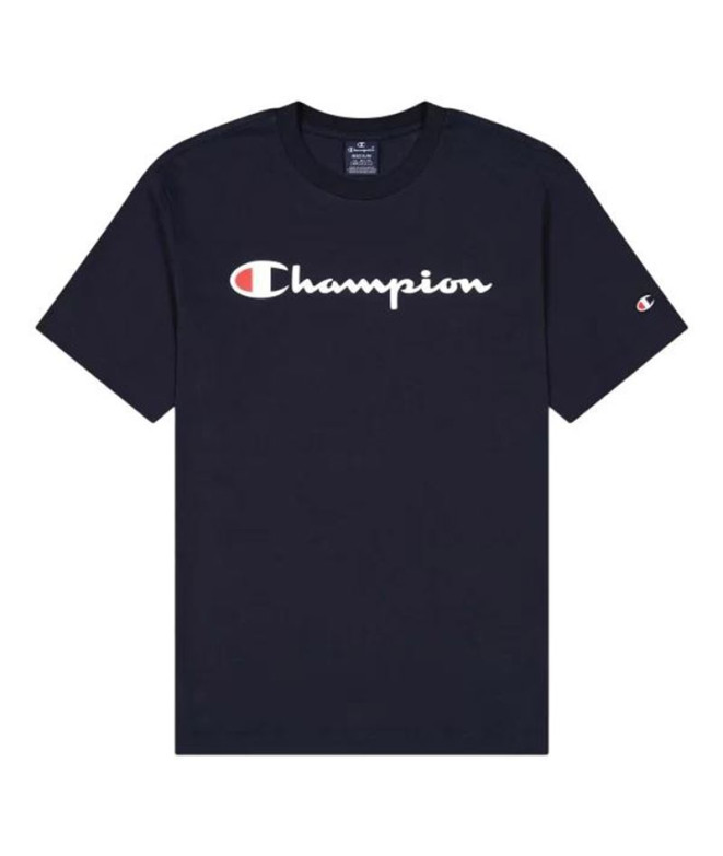 T-shirt Champion Crewneck Homme Bleu marine