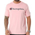 Camiseta Champion Gola redonda Homem Rosa