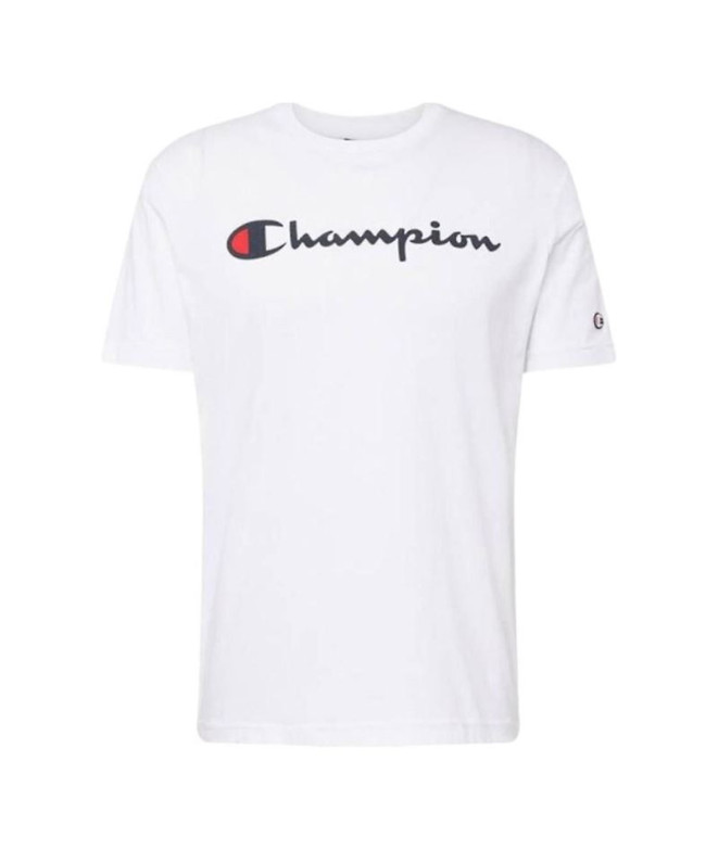 T-shirt Champion Crewneck Homme Blanc