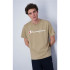 Camiseta Champion Gola redonda Homem Bege