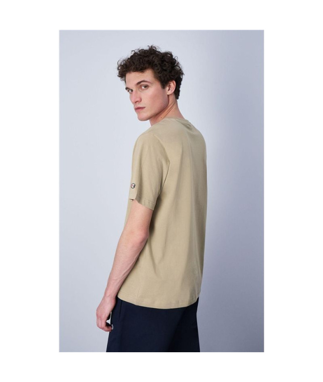 Camiseta Champion Crewneck Hombre Beige