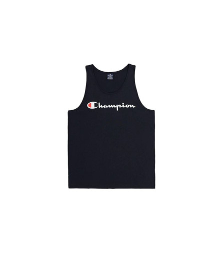 Camiseta Champion Top Homem Preto Camiseta Champion Top Homem Preto
