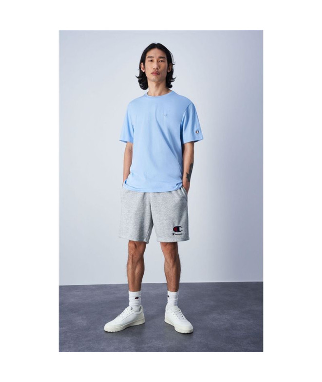 T-shirt Champion Crewneck Homme Bleu