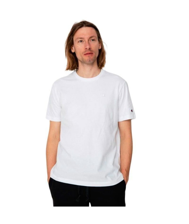 T-shirt Champion Crewneck Homme Blanc