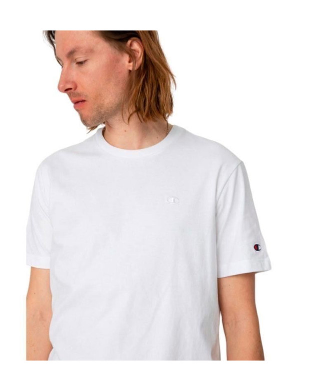 Camiseta Champion Gola redonda Homem Branco