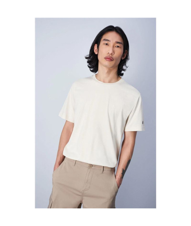 Camiseta Champion Gola redonda Homem Bege