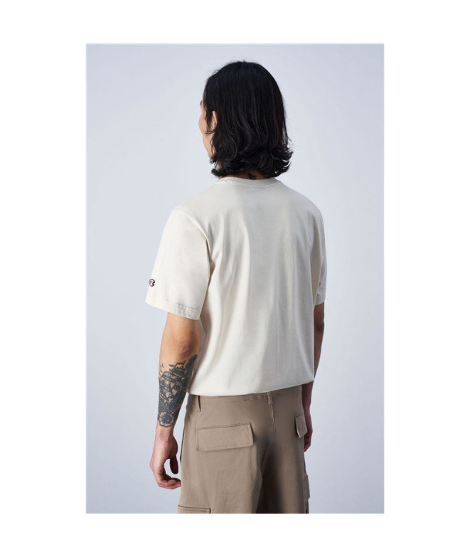 Camiseta Champion Gola redonda Homem Bege