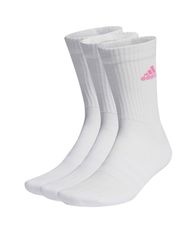 Chaussettes adidas Classic Cushioned 3P Blanc