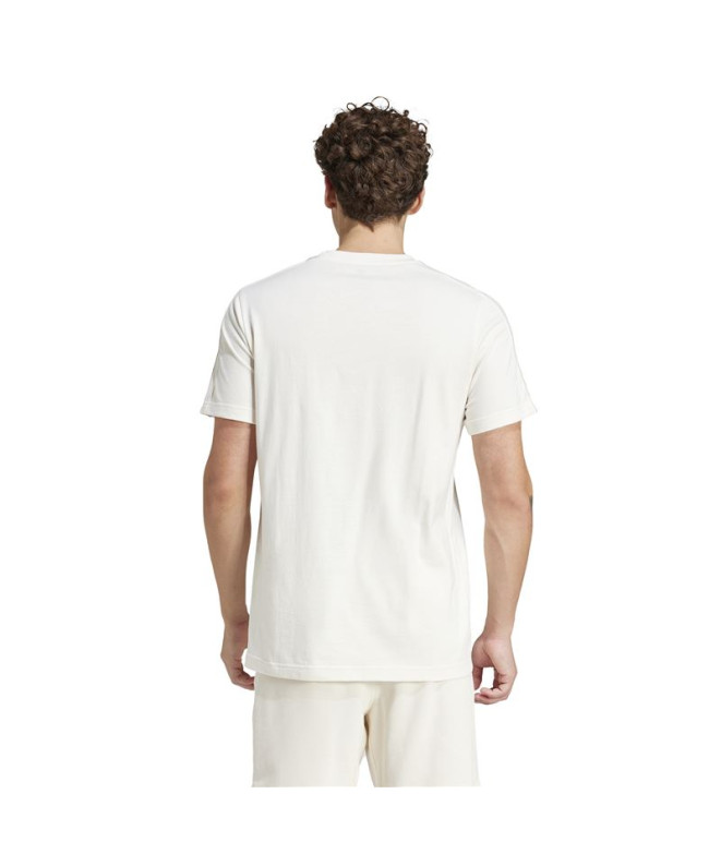 T-shirt adidas Essentials 3-Stripes Homme Blanc