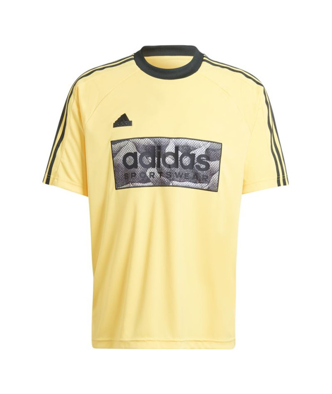 Camiseta adidas Tiro Aop Homem Amarelo