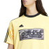Camiseta adidas Tiro Aop Homem Amarelo